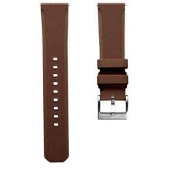 TitanFlex Rubber Watch Strap - Harbour Brown
