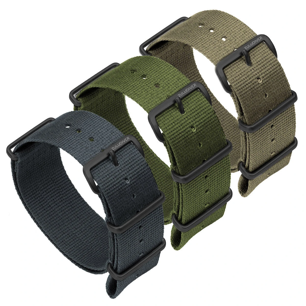 1973 British Military Watch Strap: CADET - Combat Black, IP Black 10 1973 British Military Watch Strap: CADET - Combat Black, IP Black - Image 8