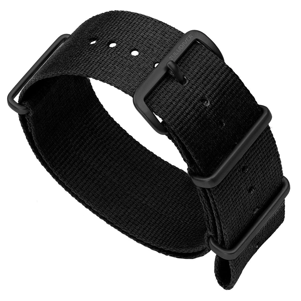 1973 British Military Watch Strap: CADET - Combat Black, IP Black 3 1973 British Military Watch Strap: CADET - Combat Black, IP Black