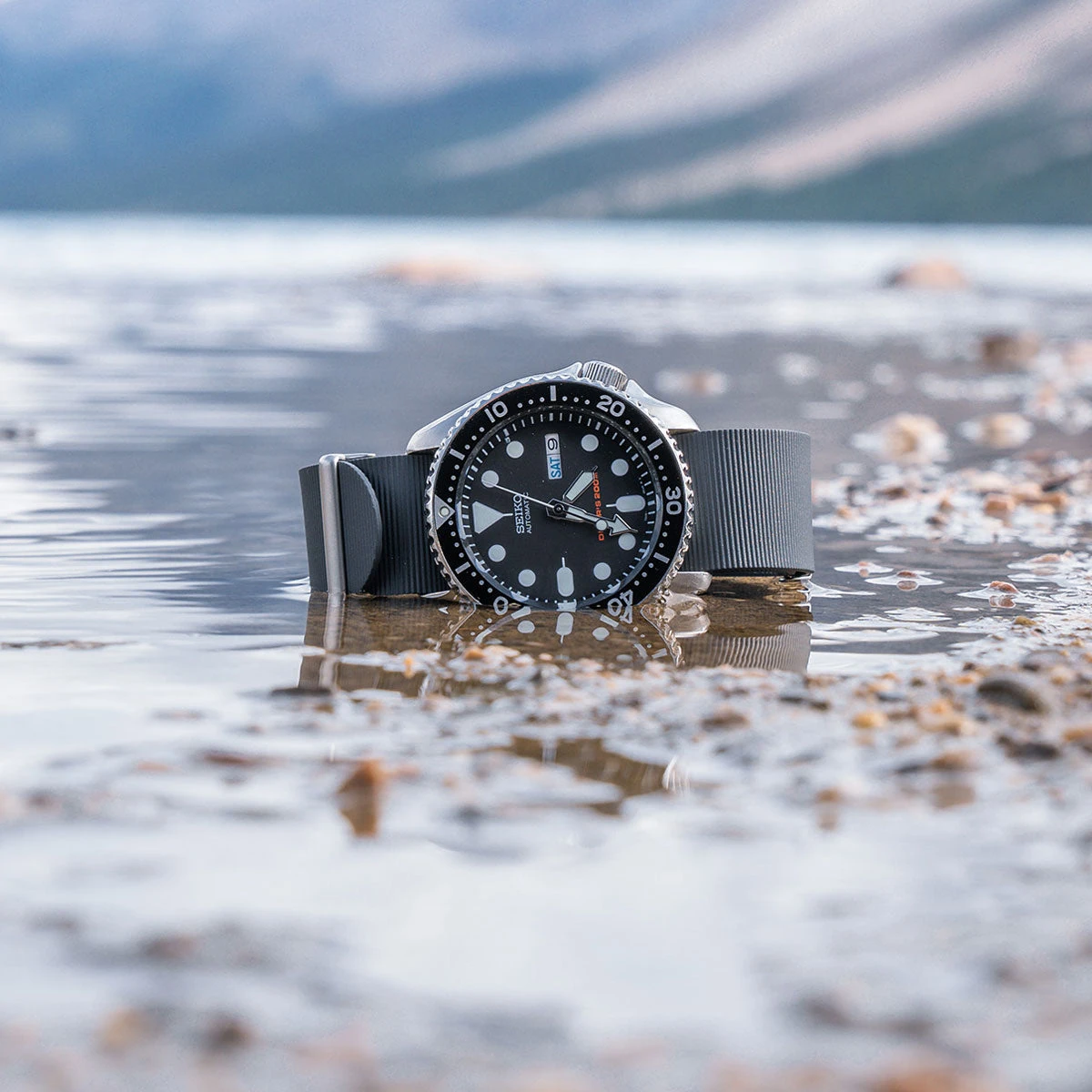 1973 British Military Watch Strap: 328 MARINE - Admiralty Grey 5 1973 British Military Watch Strap: 328 MARINE - Admiralty Grey - Image 3