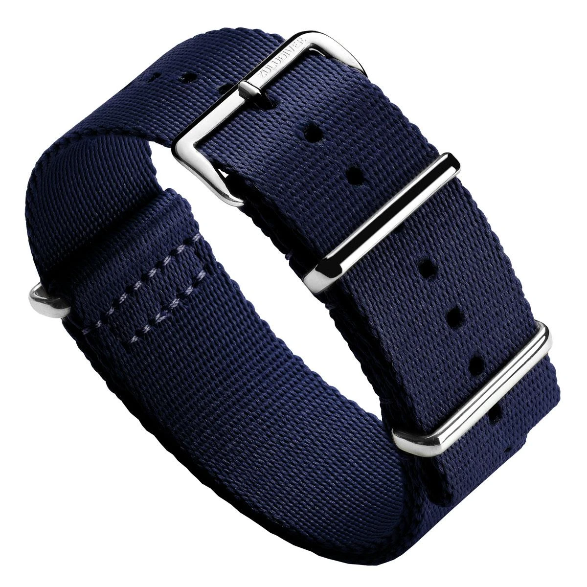 1973 British Military Watch Strap: APEX - Navy Blue 3 1973 British Military Watch Strap: APEX - Navy Blue