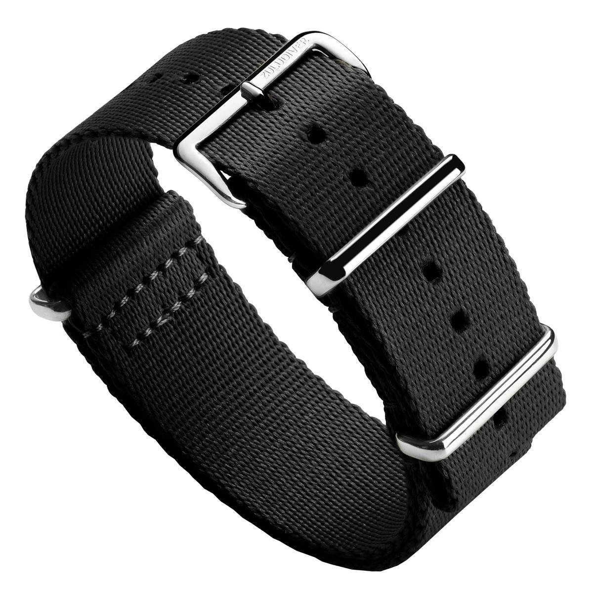 1973 British Military Watch Strap: APEX - Black 3 1973 British Military Watch Strap: APEX - Black