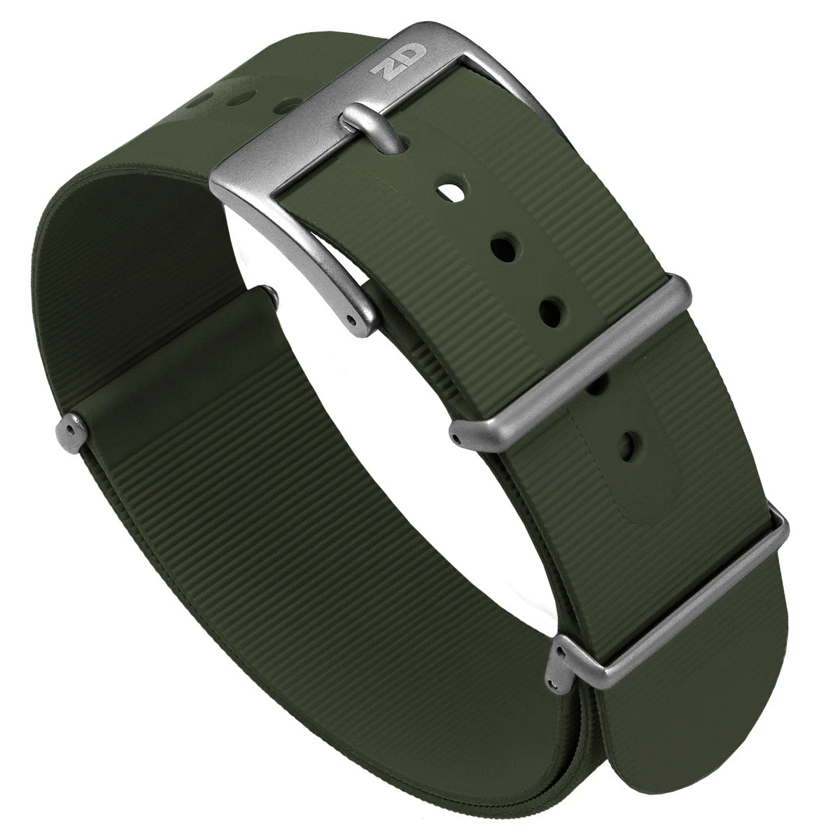 1973 British Military Watch Strap: 328 MARINE - Army Green 3 1973 British Military Watch Strap: 328 MARINE - Army Green