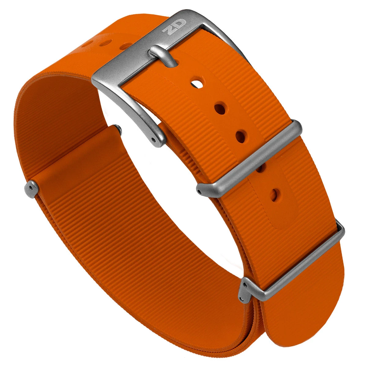 1973 British Military Watch Strap: 328 MARINE - Blaze Orange 3 1973 British Military Watch Strap: 328 MARINE - Blaze Orange