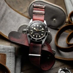 1973 British Military Watch Strap: OXFORD - Vintage Red -Zuludiver Watch Straps Store 336bfd9b 9c63 42c1 ab57 d2cff3533ed2 91a0856e fc8d 4928 a99b c2a5a7cb0b9b