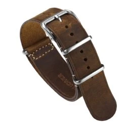 1973 British Military Watch Strap: OXFORD - Chestnut
