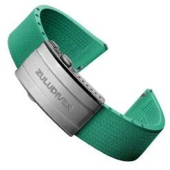 Tsunami MK2 Rubber Deployant Watch Strap - Capri Sea