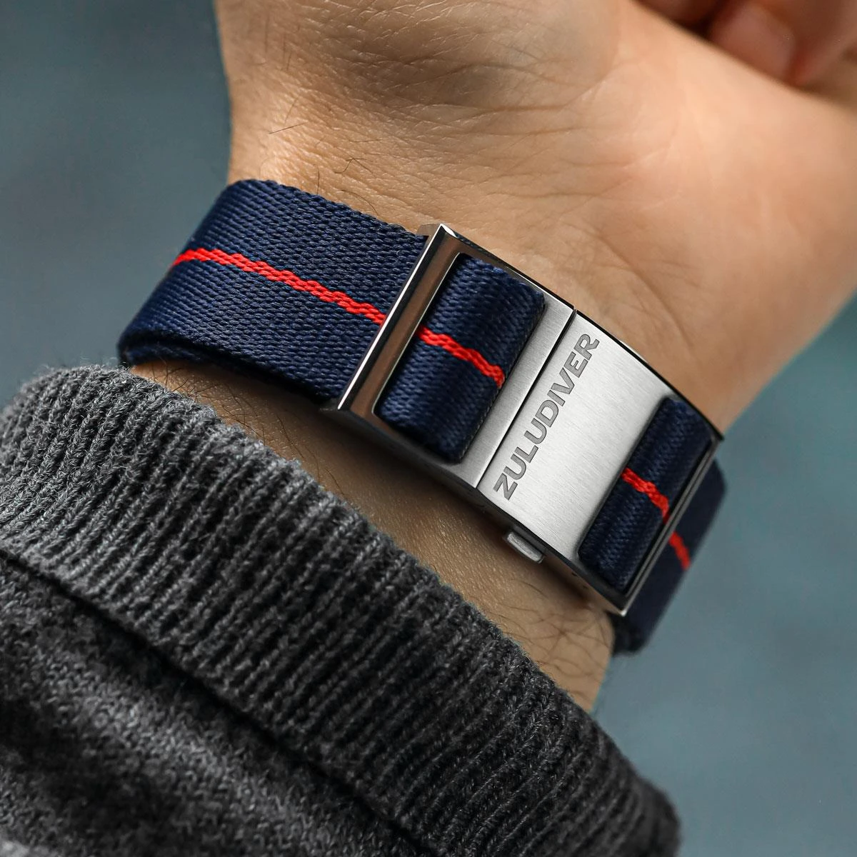 ADDITIONAL - Apex Nylon OctoPod Watch Strap - Deep Sea Redline 5 ADDITIONAL - Apex Nylon OctoPod Watch Strap - Deep Sea Redline - Image 3