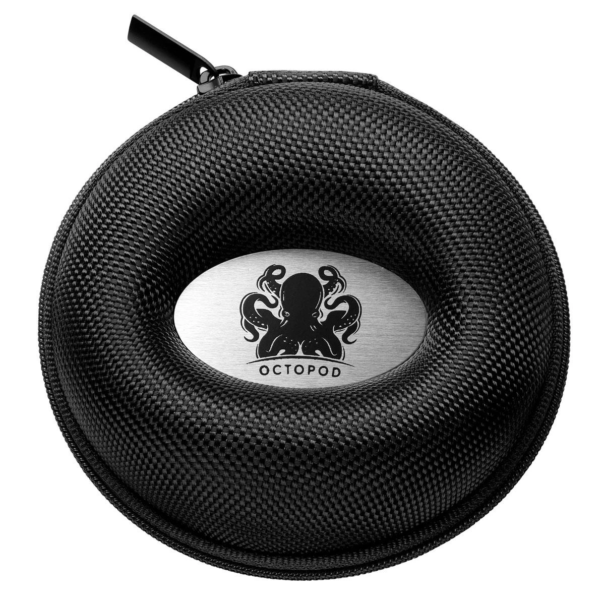 OCTOPOD Zip Up Doughnut Watch Case - Black 3 OCTOPOD Zip Up Doughnut Watch Case - Black
