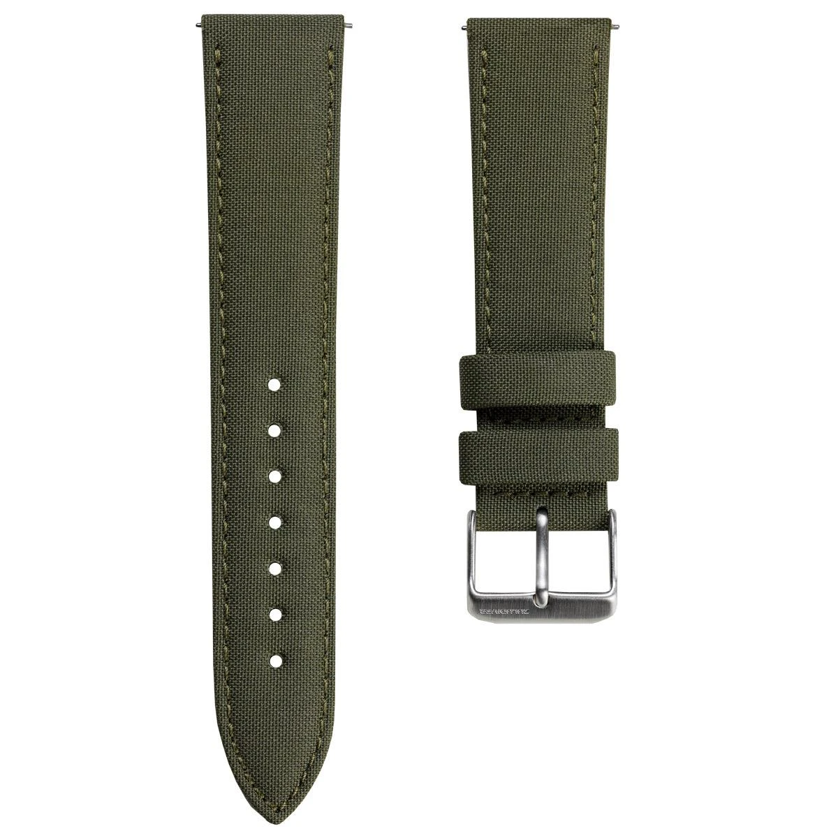 SEAQUAL® Upcycled Fabric Watch Strap - Khaki 2 SEAQUAL® Upcycled Fabric Watch Strap - Khaki