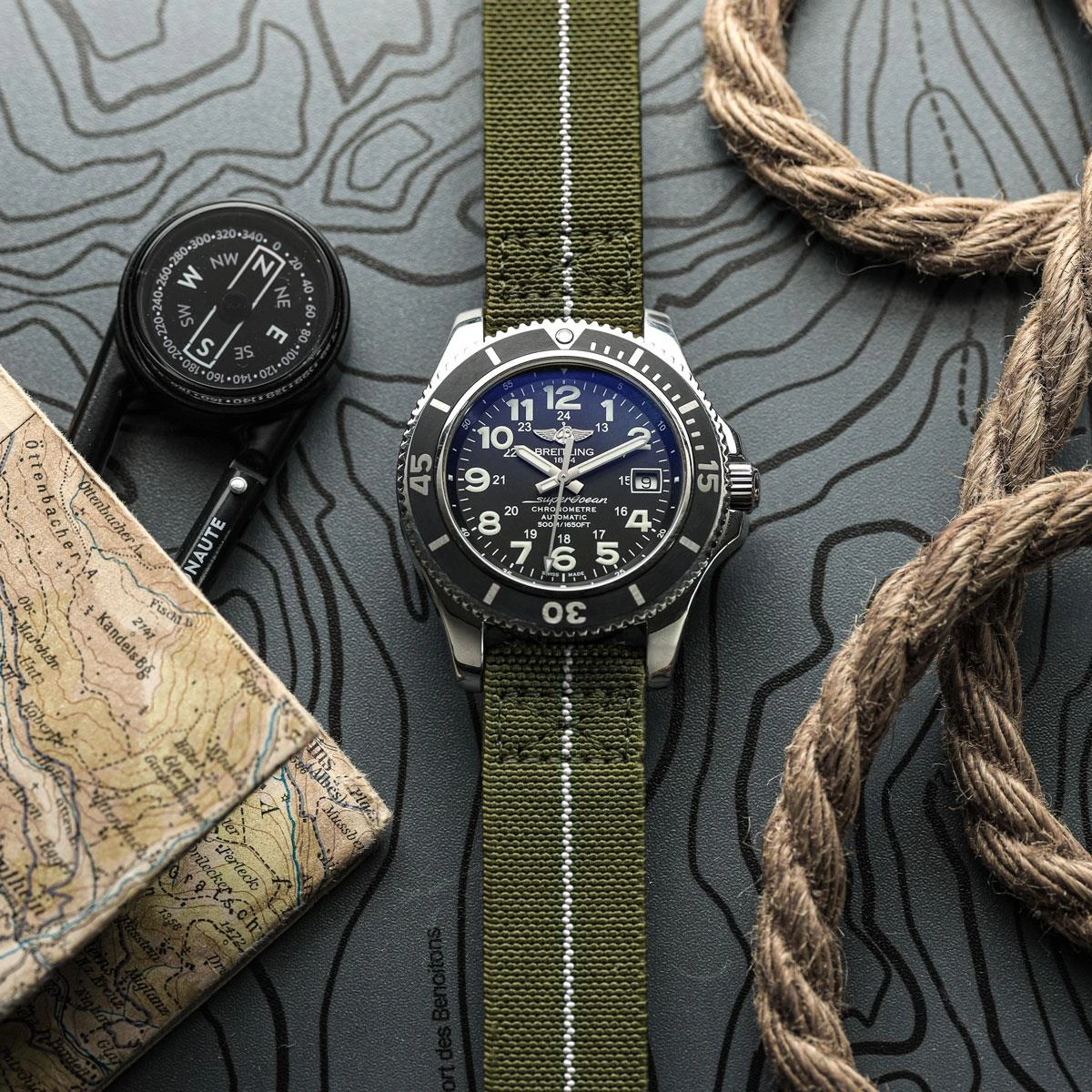 OctoFlex Duo Watch Strap - Granite Black 7 OctoFlex Duo Watch Strap - Granite Black - Image 5