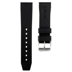 324 Carbon Fibre Pattern Rubber Watch Strap 22mm -Zuludiver Watch Straps Store Back