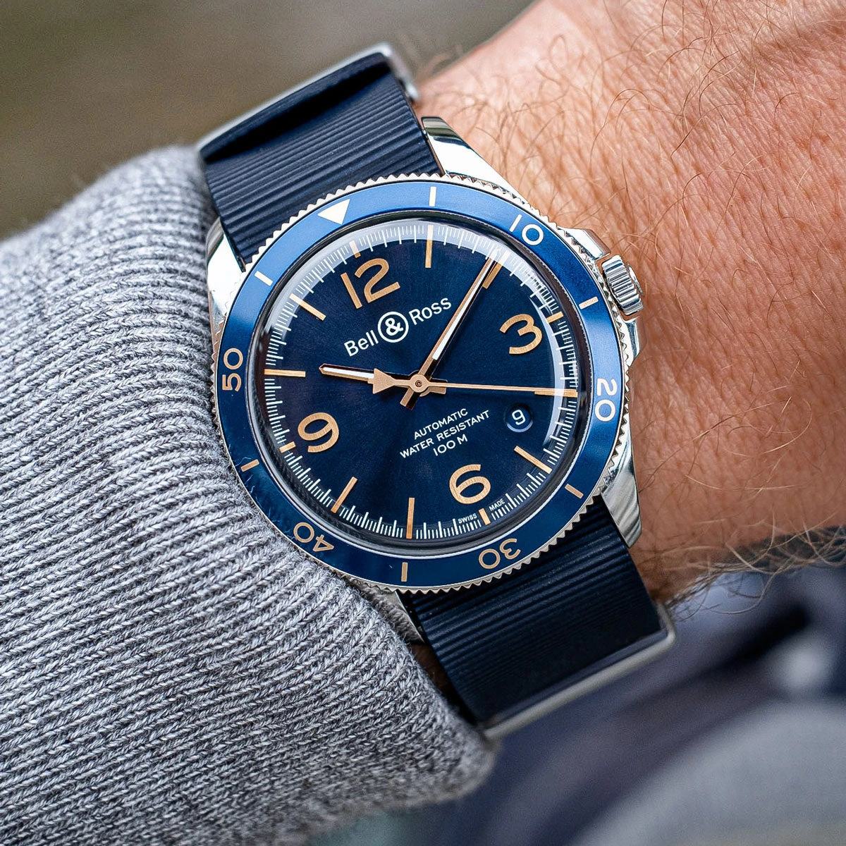 1973 British Military Watch Strap: 328 MARINE - Navy Blue 4 1973 British Military Watch Strap: 328 MARINE - Navy Blue - Image 2