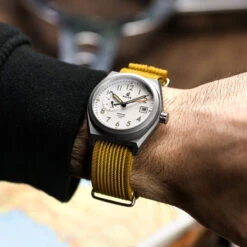 1973 British Military Watch Strap: HydraRib - STRADBROKE 20 1973 British Military Watch Strap: HydraRib - STRADBROKE -Zuludiver Watch Straps Store Boldr Mustard HydraRib WS 1200 f08dc7bc bcfa 4ce1 99f6 f88a9bfa5334