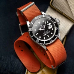 1973 British Military Watch Strap: 328 MARINE - Signal Red -Zuludiver Watch Straps Store Bremont Supermarine S2000 ZD Vintage Bond NATO OR 2bbf52d1 4001 45e8 ae07 e77efffc516e