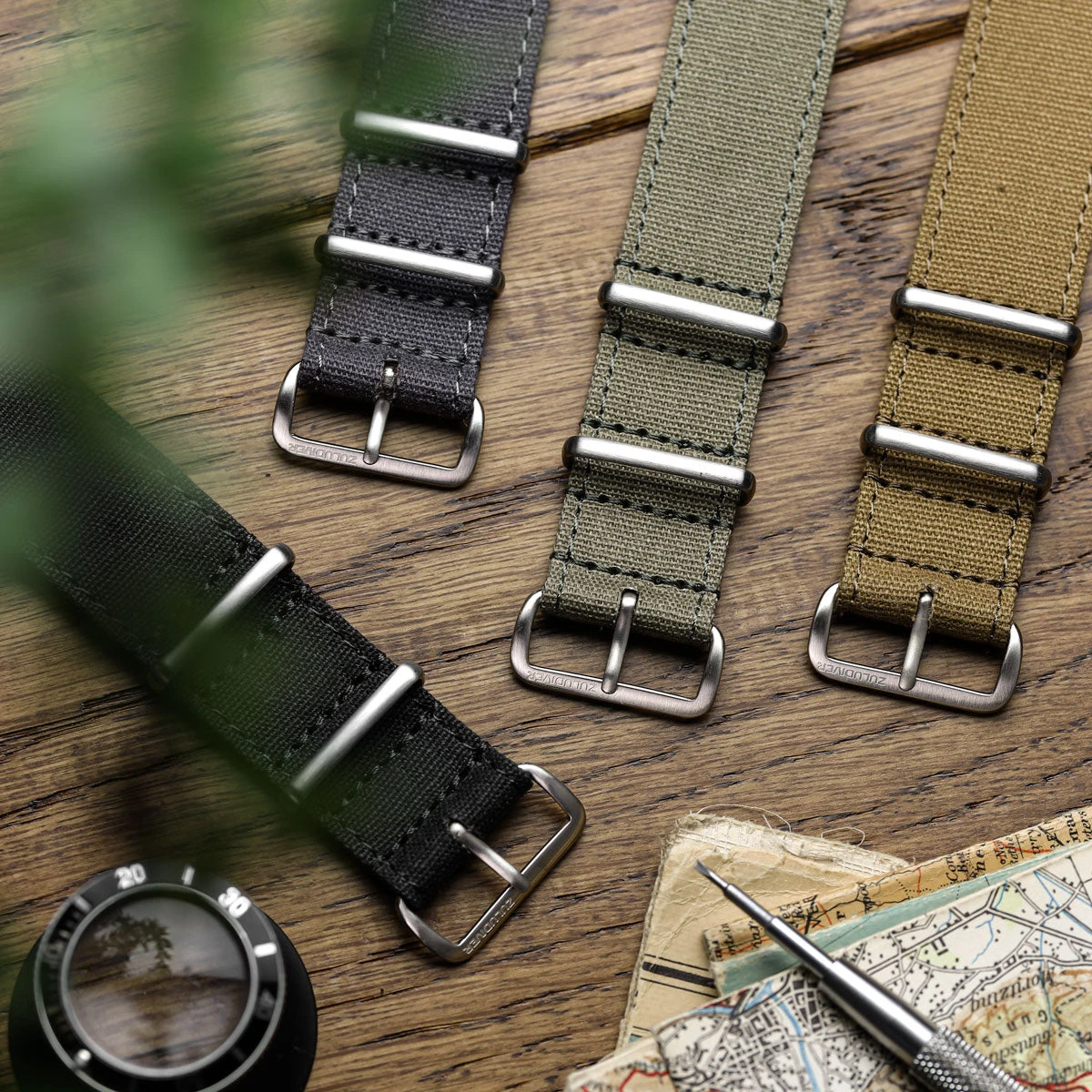 1973 British Military Watch Strap: WARRIOR CANVAS - Desert Sand 7 1973 British Military Watch Strap: WARRIOR CANVAS - Desert Sand - Image 5