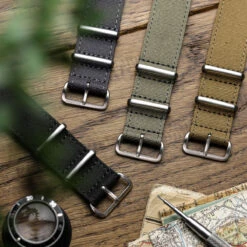 1973 British Military Watch Strap: WARRIOR CANVAS - Army Green -Zuludiver Watch Straps Store British Military Single Pass Vintage Canvas Watch Strap Range LS 70b3d7af 352c 4093 9f76 8302cb157b48