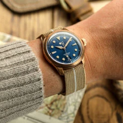 ADDITIONAL - OctoPod Elastic Watch Strap - Dune 17 ADDITIONAL - OctoPod Elastic Watch Strap - Dune -Zuludiver Watch Straps Store C65 Dune Automatic Blue and Bronze Octopod