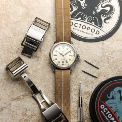 ADDITIONAL - OctoPod Elastic Watch Strap - Dune 21 ADDITIONAL - OctoPod Elastic Watch Strap - Dune -Zuludiver Watch Straps Store C65 Dune Automatic White Sand LS11 OctoPod Dune