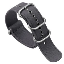 1973 British Military Watch Strap: WARRIOR Large Buckle - Grey