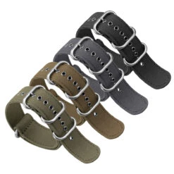 1973 British Military Watch Strap: WARRIOR Large Buckle - Grey -Zuludiver Watch Straps Store Canvas NATO Updated WBG Variation 0b4618d7 26b9 416b b872 e489654a5f26