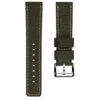 Cordura® Sailcloth Watch Strap - Army Green -Zuludiver Watch Straps Store Codura WBG Front Dark Green