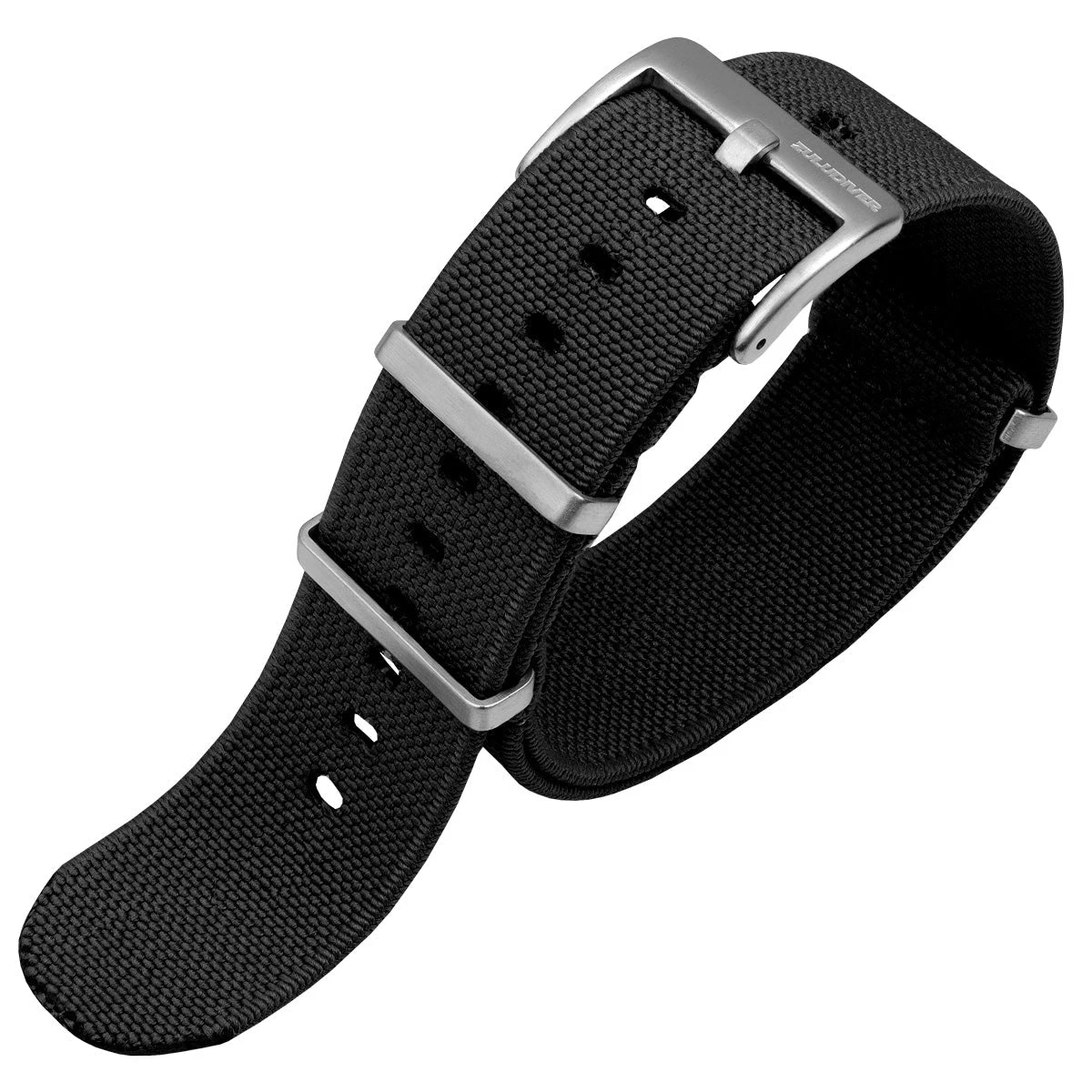 1973 British Military Watch Strap: AIRBORNE Elastic - Black 3 1973 British Military Watch Strap: AIRBORNE Elastic - Black