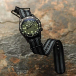 1973 British Military Watch Strap: CADET Bond - Classic, IP Black 17 1973 British Military Watch Strap: CADET Bond - Classic, IP Black -Zuludiver Watch Straps Store Elliot Brown on Classic Bond ZUL HYI 178 ipb