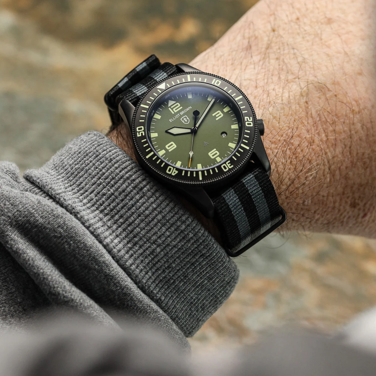 1973 British Military Watch Strap: CADET Bond - Classic, IP Black 4 1973 British Military Watch Strap: CADET Bond - Classic, IP Black - Image 2