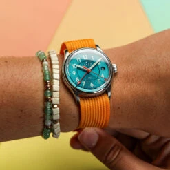 ADDITIONAL - HydraRib OctoPod Watch Strap - Shaybah 18 ADDITIONAL - HydraRib OctoPod Watch Strap - Shaybah -Zuludiver Watch Straps Store Farer Lander IV 36mm GMT Orange OctoPod Social