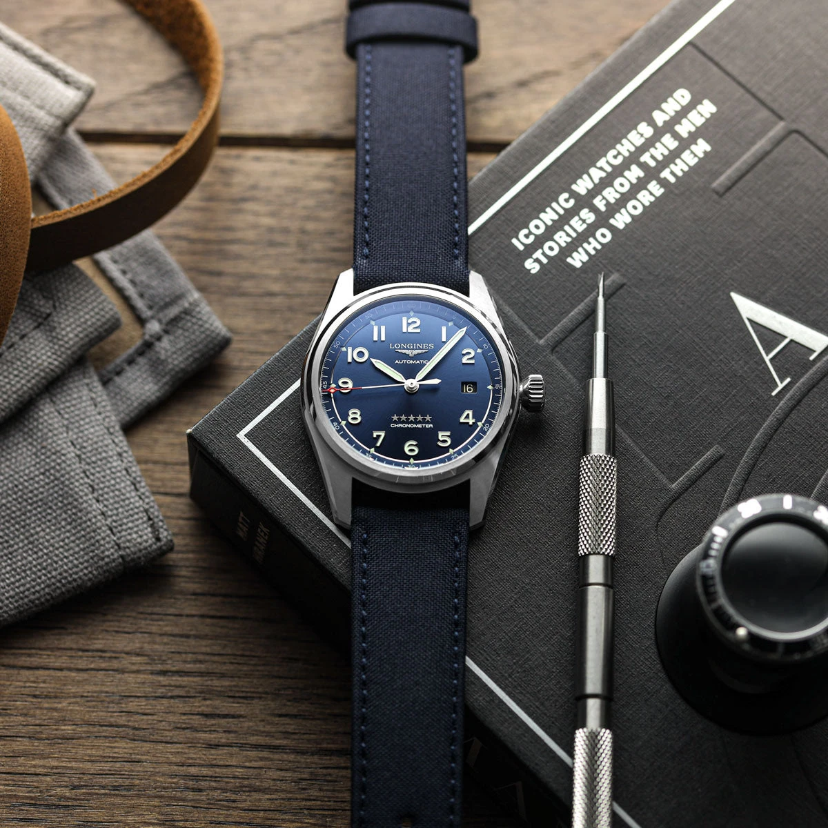 SEAQUAL® Upcycled Fabric Watch Strap - Black 7 SEAQUAL® Upcycled Fabric Watch Strap - Black - Image 5