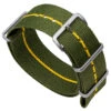 1973 British Military Watch Strap: CADET Marine National - Green, Yellow Stripe -Zuludiver Watch Straps Store MN YW1 0685e1b6 9785 4f0c 99c8 bbef6d42bb9a
