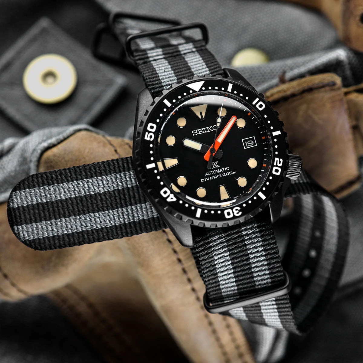 1973 British Military Watch Strap: CADET Bond - Classic, IP Black 11 1973 British Military Watch Strap: CADET Bond - Classic, IP Black - Image 9