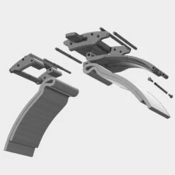 OctoPod MK3 Buckle - Sandblasted 29 OctoPod MK3 Buckle - Sandblasted -Zuludiver Watch Straps Store OctoPodBuckleExplodedView 2