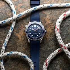 Kingsand Rubber Watch Strap - Mist Grey 19 Kingsand Rubber Watch Strap - Mist Grey -Zuludiver Watch Straps Store Omega Seamaster 300 Kingsand Blue LS SQ ea474fcd d626 4b07 a183 f7289c6eb23f