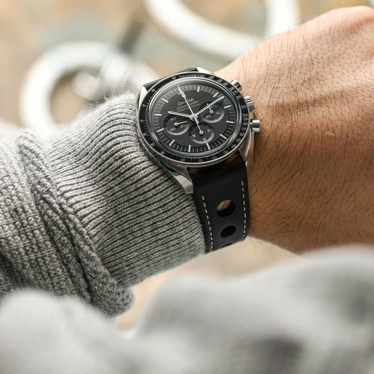 Mayday Anchor Sailcloth Divers Watch Strap - Shell 5 Mayday Anchor Sailcloth Divers Watch Strap - Shell - Image 3