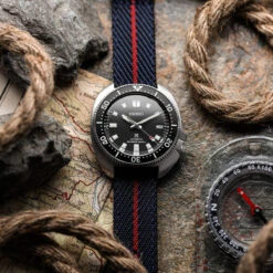 Seasalter Military Nylon Watch Strap - Black/Brown/Red 22 Seasalter Military Nylon Watch Strap - Black/Brown/Red -Zuludiver Watch Straps Store Sea salter Seiko Willard blue and red ls 1200 7