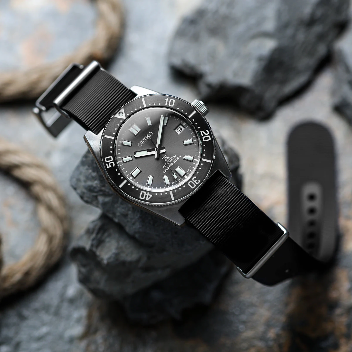 1973 British Military Watch Strap: 328 MARINE - Tactical Black 11 1973 British Military Watch Strap: 328 MARINE - Tactical Black - Image 9