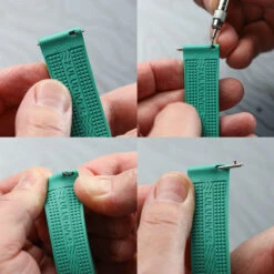 StormForce Rubber Watch Strap (MKII) - Capri Sea 41 StormForce Rubber Watch Strap (MKII) - Capri Sea -Zuludiver Watch Straps Store StormForceQuickReleaseSpringBarRemoval