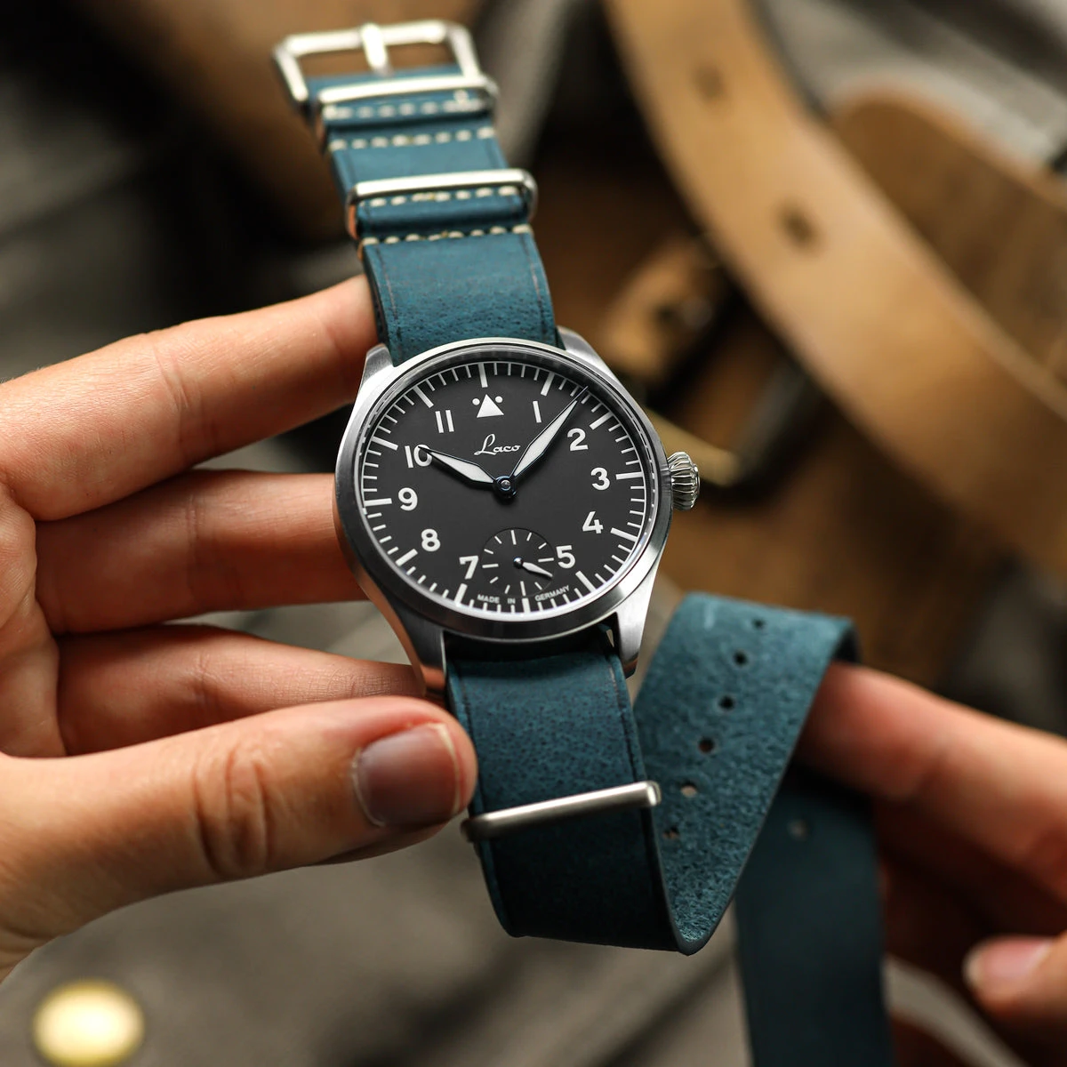 1973 British Military Watch Strap: OXFORD - Vintage Green 7 1973 British Military Watch Strap: OXFORD - Vintage Green - Image 5