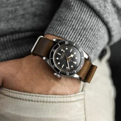 1973 British Military Watch Strap: OXFORD - Vintage Red -Zuludiver Watch Straps Store ZD HKS NATO CH LEATHER Pocket shot 4378c5ec 2ad7 4a11 9a8f 9dc0d431a090 2