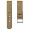 Croyde Canvas Watch Strap - Desert Sand -Zuludiver Watch Straps Store ZD JUE JL CGZ03 72 BEI WBG Front