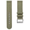 Croyde Canvas Watch Strap - Army Green -Zuludiver Watch Straps Store ZD JUE JL CGZ03 78 GRN WBG Front