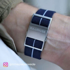 ADDITIONAL - OctoPod Elastic Watch Strap - Lagoon -Zuludiver Watch Straps Store ZD OctoPod Lagoon WS5 timepieceswede