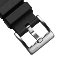 Kingsand Rubber Watch Strap - Azure Blue -Zuludiver Watch Straps Store ZD PEI RT 01 BK WBG Buckle 36b14954 e1fb 4e0b a863 1bb56bdae13f