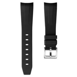 Kingsand Rubber Watch Strap - Abyss Black