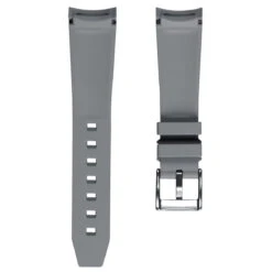 Kingsand Rubber Watch Strap - Mist Grey 20 Kingsand Rubber Watch Strap - Mist Grey -Zuludiver Watch Straps Store ZD PEI RT 01 GY WBG Back