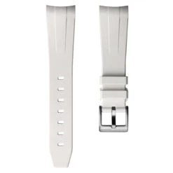 Kingsand Rubber Watch Strap - Frost White