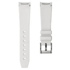 Kingsand Rubber Watch Strap - Frost White -Zuludiver Watch Straps Store ZD PEI RT 01 White back