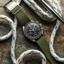 ADDITIONAL - OctoPod Perlon Nylon Watch Strap - Slate 18 ADDITIONAL - OctoPod Perlon Nylon Watch Strap - Slate -Zuludiver Watch Straps Store ZUL ACT OP P ARMY GN LS Omega Speedmaster